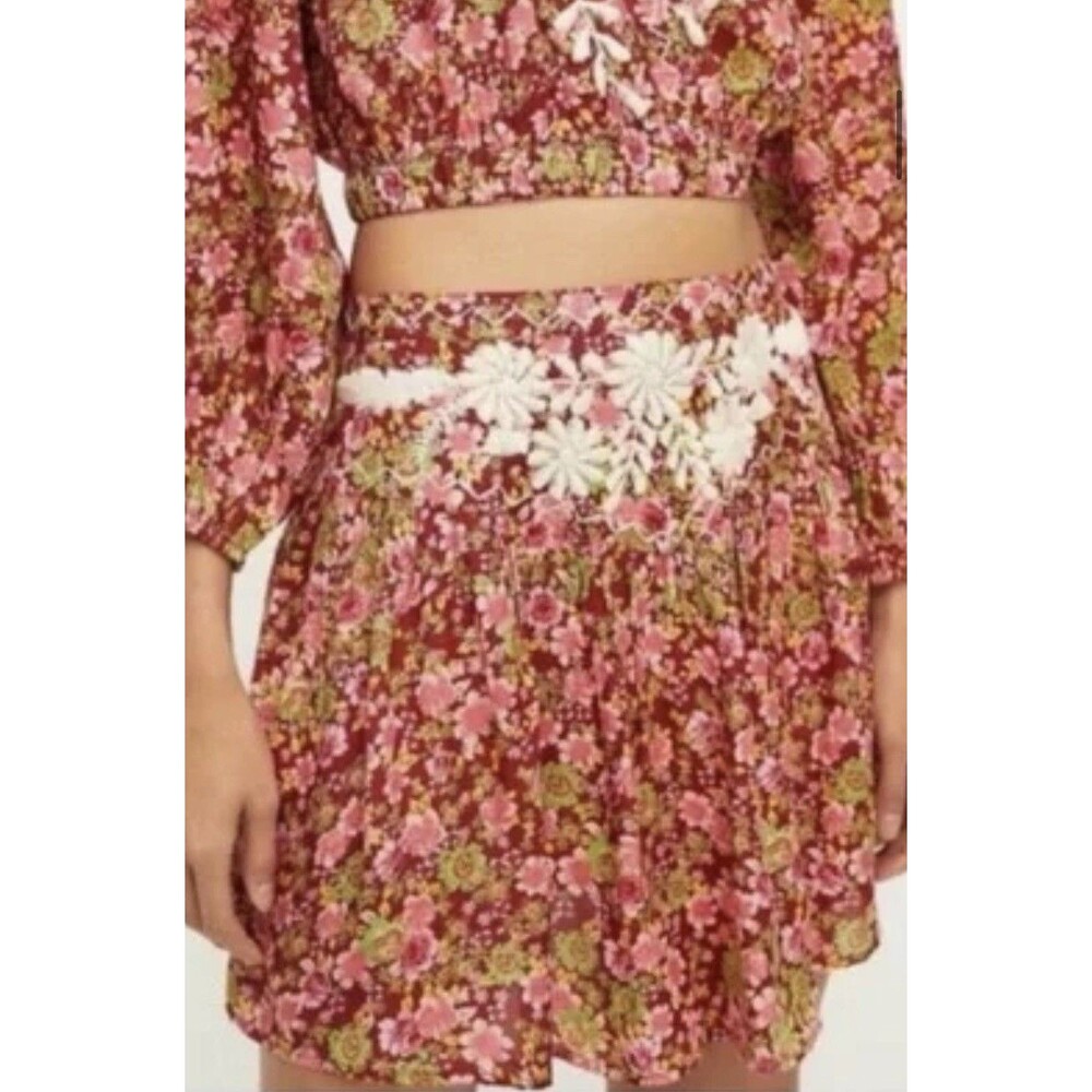 Free People Mini Skirt (only)NWT